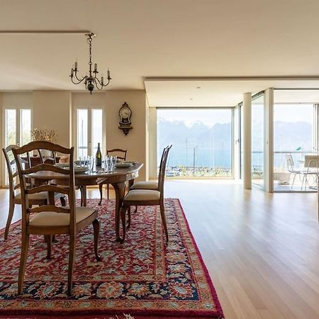Lakeside-Apartment-1 Grand Appartement Familial Avec Terrasses Et Vue Panoramique Vevey Zewnętrze zdjęcie