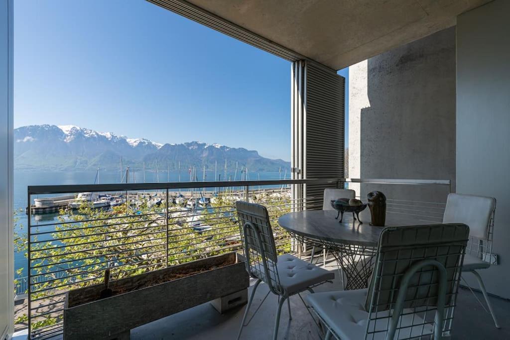 Lakeside-Apartment-1 Grand Appartement Familial Avec Terrasses Et Vue Panoramique Vevey Zewnętrze zdjęcie