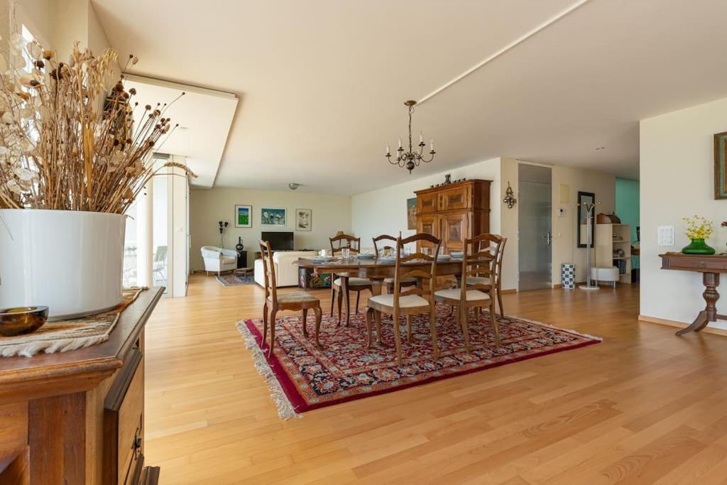 Lakeside-Apartment-1 Grand Appartement Familial Avec Terrasses Et Vue Panoramique Vevey Zewnętrze zdjęcie