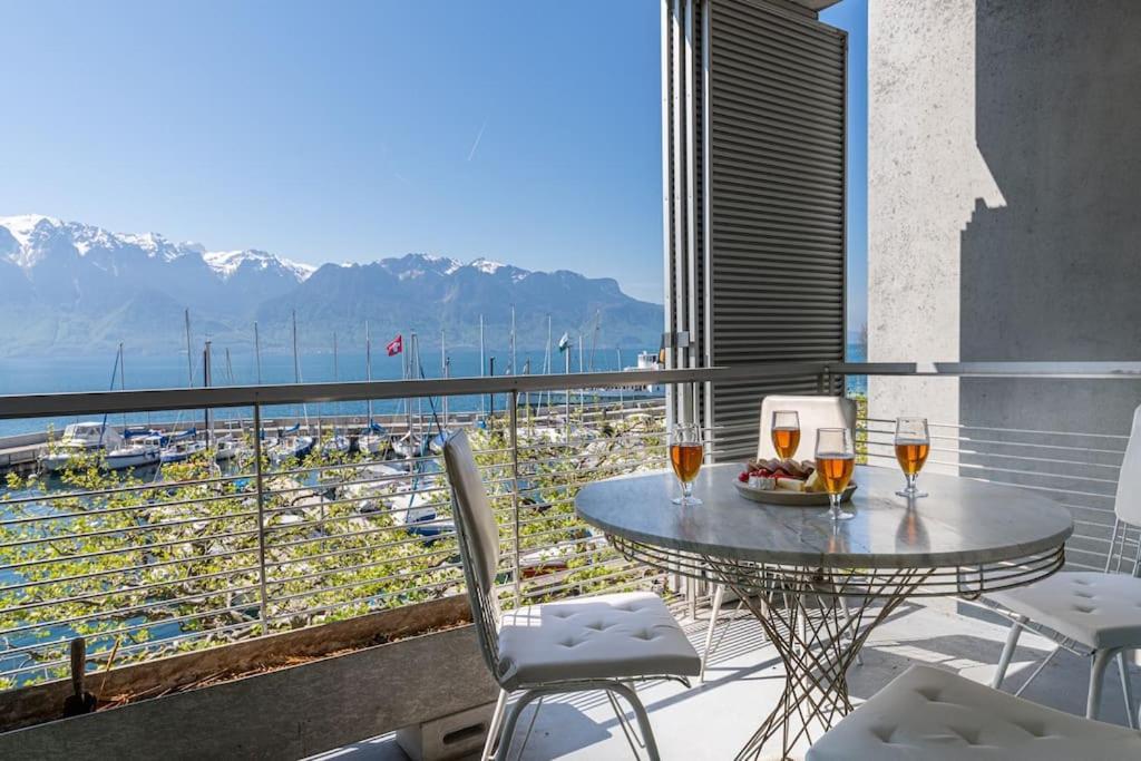 Lakeside-Apartment-1 Grand Appartement Familial Avec Terrasses Et Vue Panoramique Vevey Zewnętrze zdjęcie